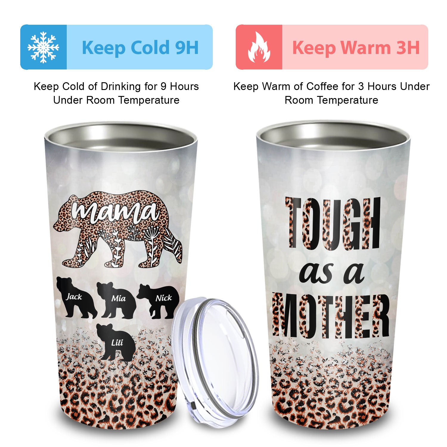 Mama Bear - Tumbler Cup - Gifts For Mom – Macorner