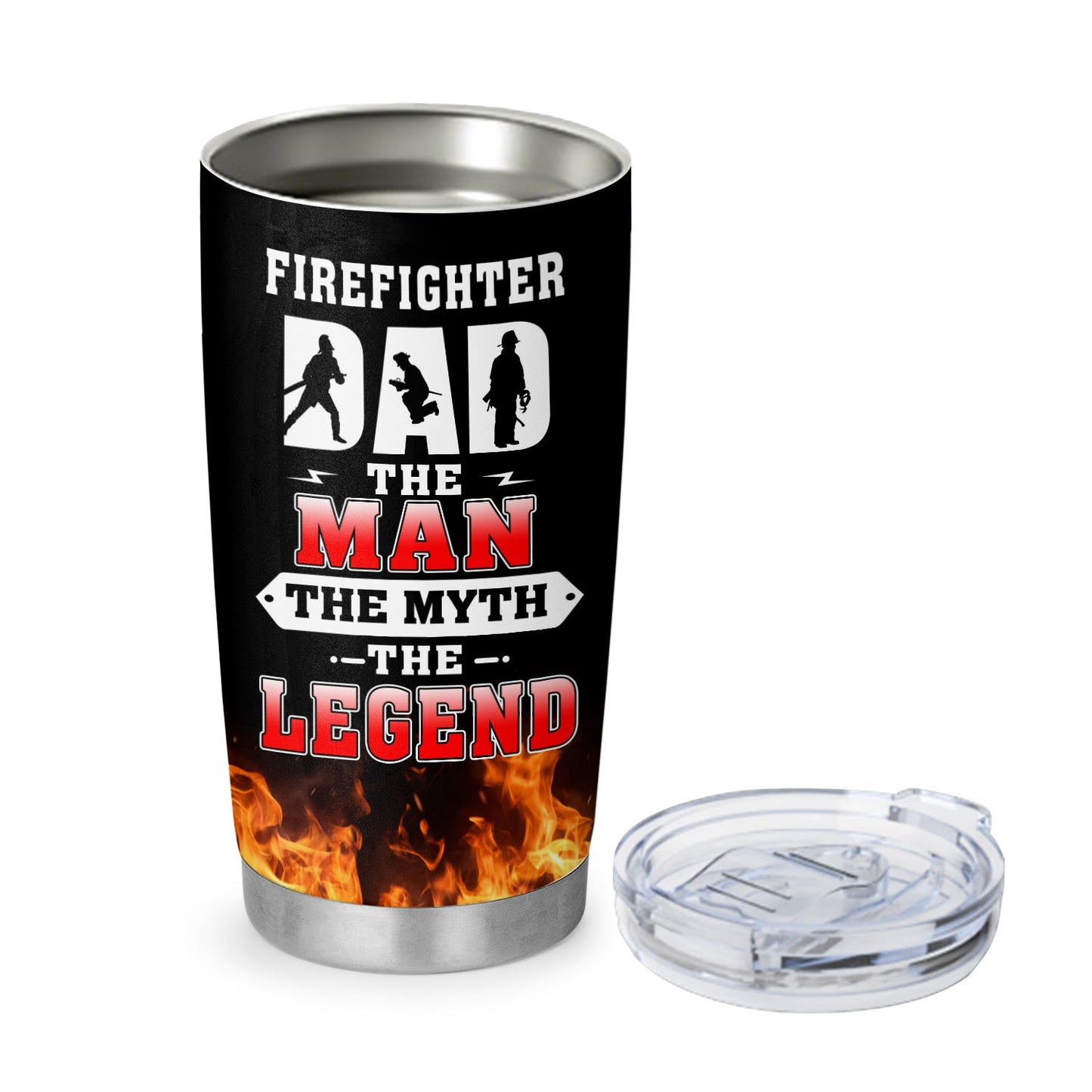 Firefighter Fathers Day Gifts Firefighter Dad 20Oz Tumbler