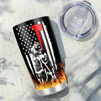 Firefighter Fathers Day Gifts Firefighter Dad 20Oz Tumbler