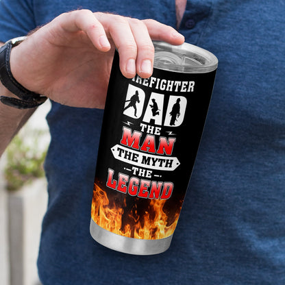 Firefighter Fathers Day Gifts Firefighter Dad 20Oz Tumbler