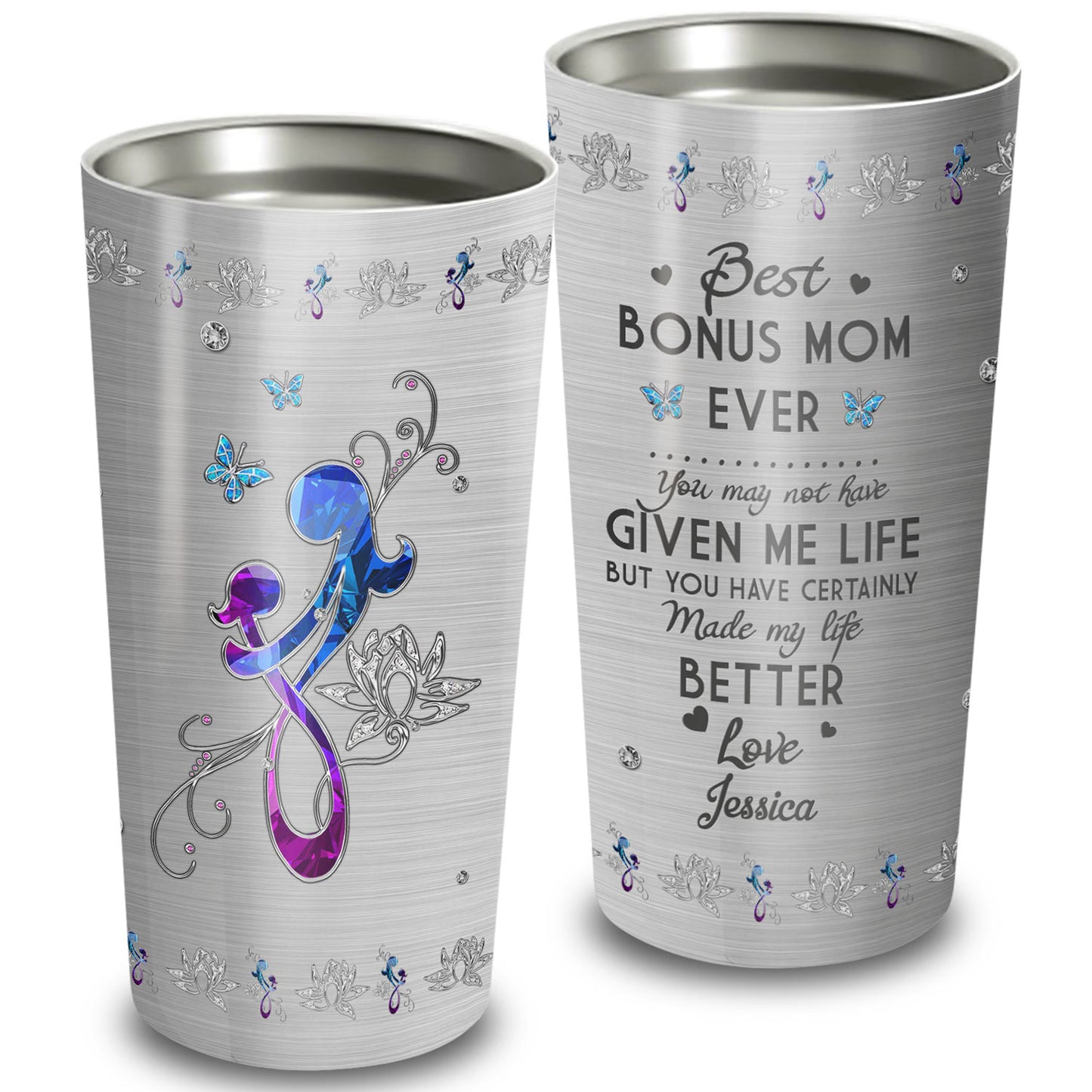 Bonus Mom Better Life 20Oz Tumbler – PERSONALIZEDWITCH