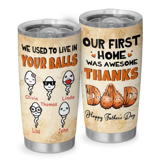 Happy Fathers Day To Dad Thanks Dad Personalized 20Oz Tumbler