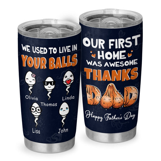 Happy Fathers Day To Dad Funny Personalized 20Oz Tumbler