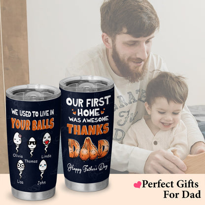 Happy Fathers Day To Dad Funny Personalized 20Oz Tumbler