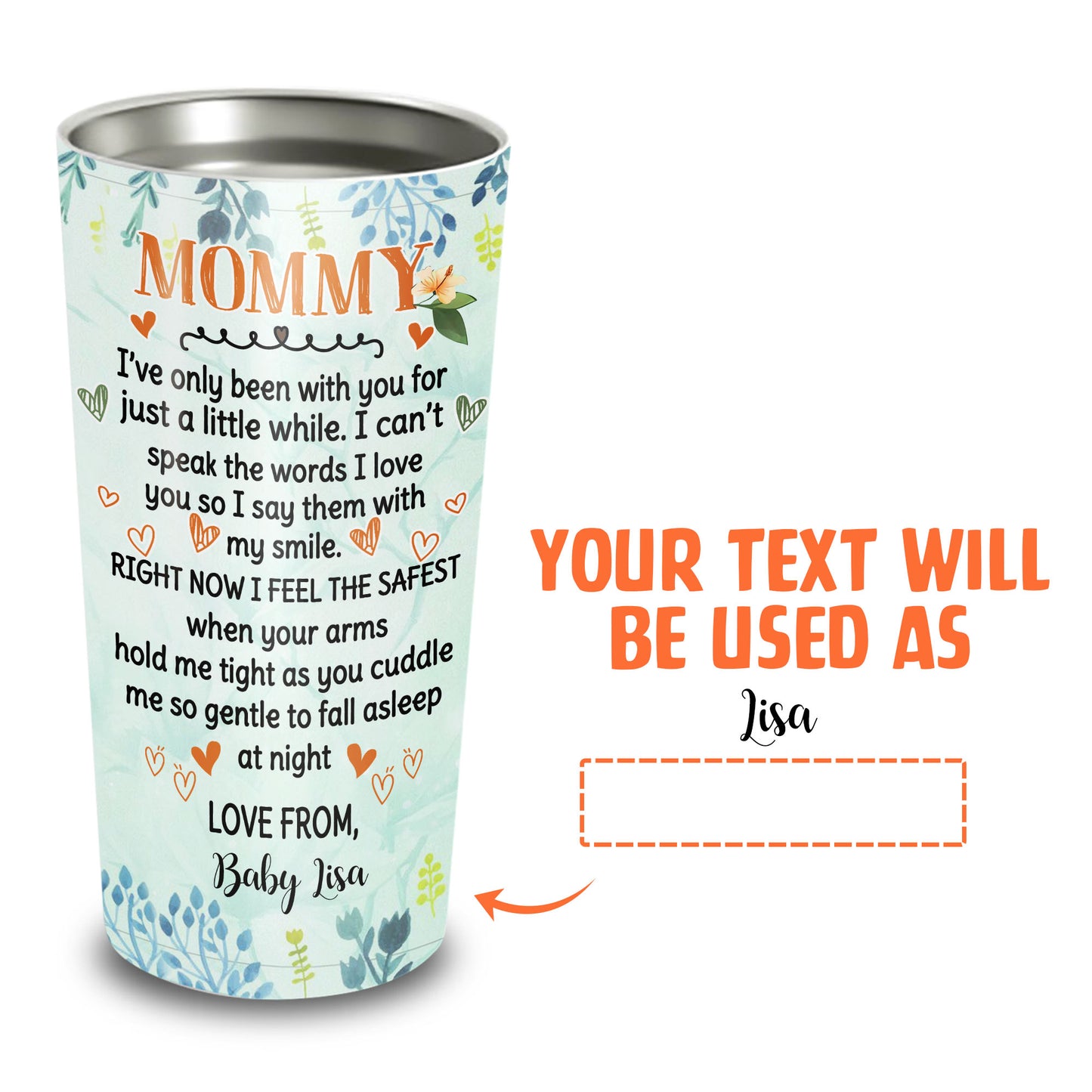 Happy 1st Mother's Day You're Doing A Great Job Mommy 20Oz Tumbler