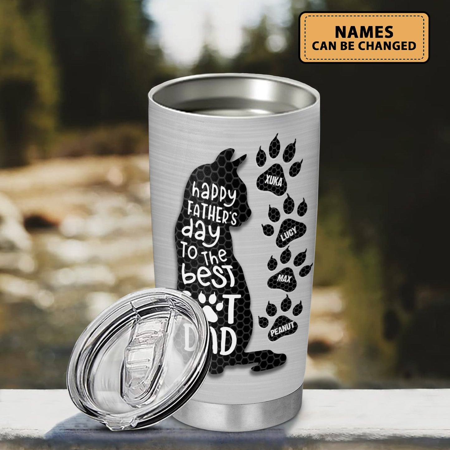 Fathers Day Gifts For Cat Owners Best Cat Dad Ever 20Oz Tumbler –  PERSONALIZEDWITCH