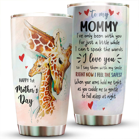 Happy First Mother Day Giraffe Mom 20Oz Tumbler