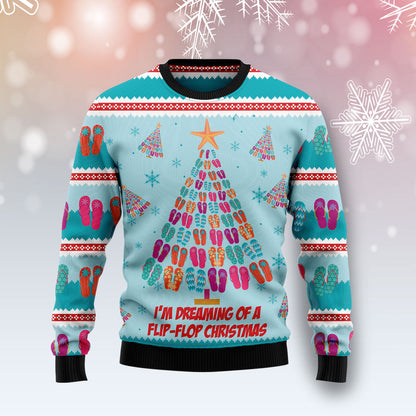 Flip-flops Christmas Tree T2010 Ugly Christmas Sweater