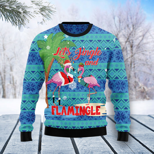 Flamingo Let‘s Jingle T0211 Ugly Christmas Sweater