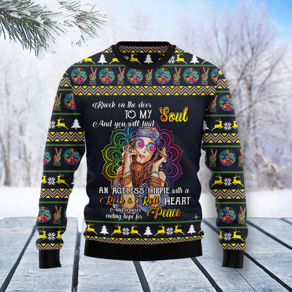 Hippie Girl T2310 Ugly Christmas Sweater