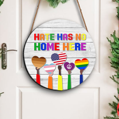 Hate Has No Home Here Door Sign