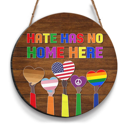 Hate Has No Home Here Door Sign