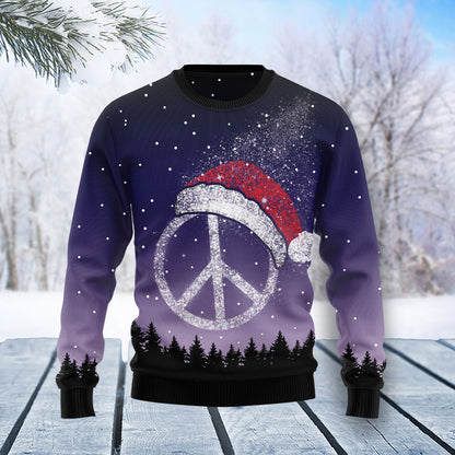 Peace Hippie T0311 Ugly Christmas Sweater