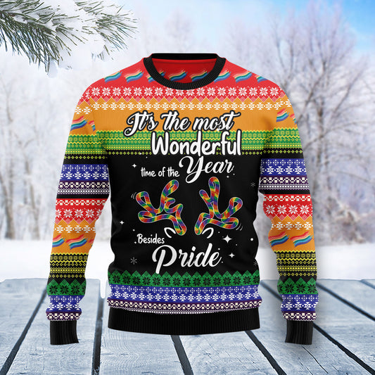 LGBT Beside Pride T0411 Ugly Christmas Sweater