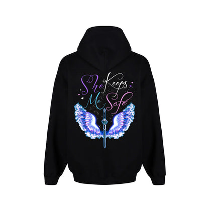 She Keeps Me Safe - She Keeps Me Wild Matching Hoodie