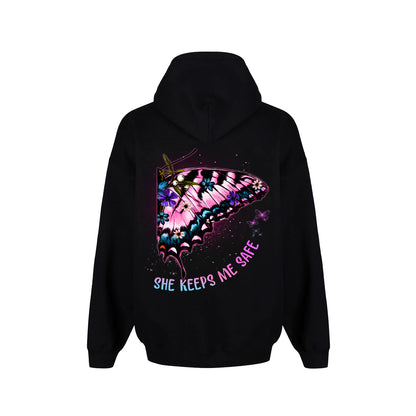 She Keeps Me Wild - She Keeps Me Safe Matching Hoodie