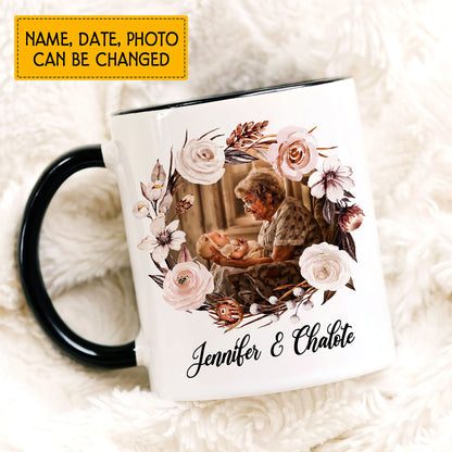 Promoted To Great Grandma Custom Mug With Your Photo