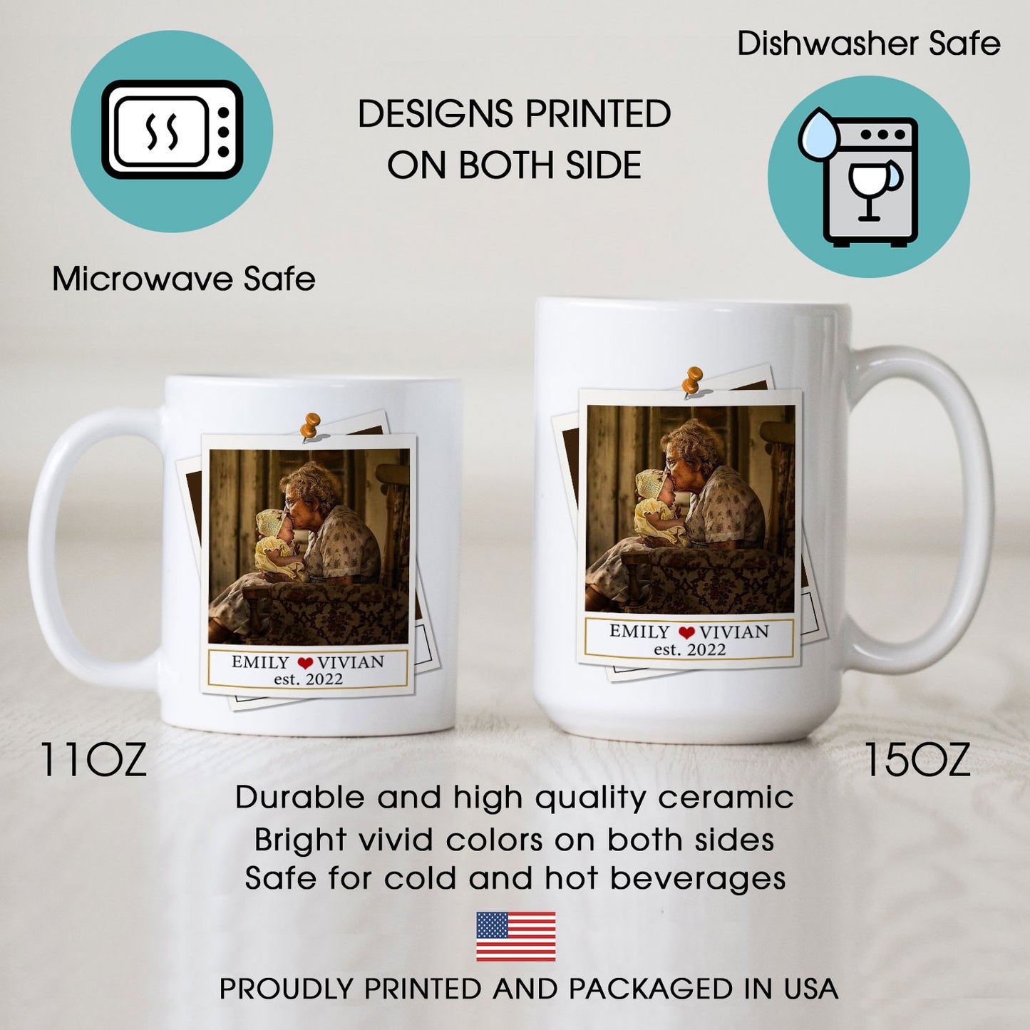 This Is What A Really Cool Great Grandma Looks Like Custom Mug With Your Name & Photo