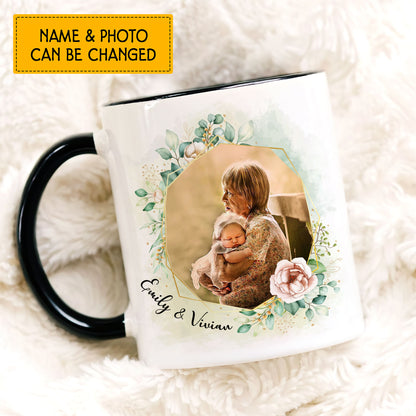 Best Grandma Ever Custom Mug With Your Name & Photo