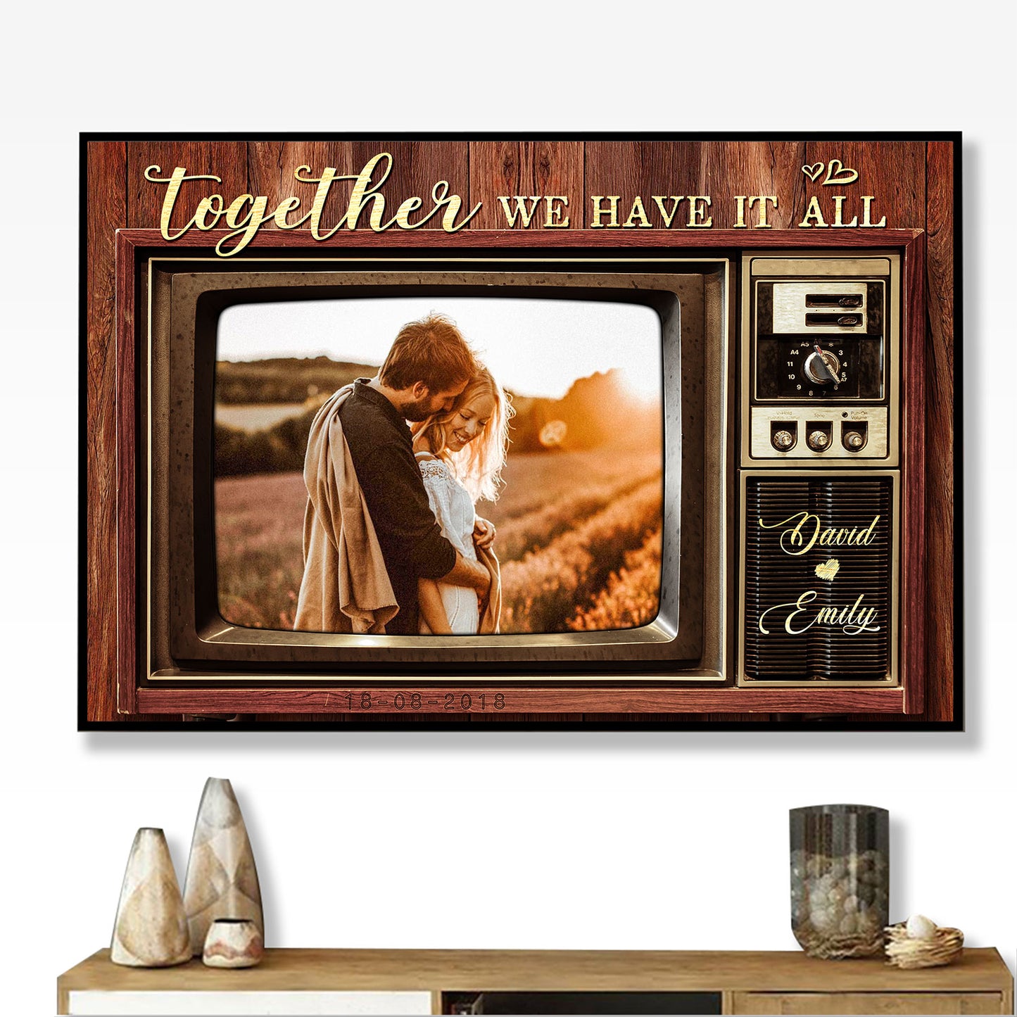 Together We Have It Anniversary Personalized Poster Valentine Gifts