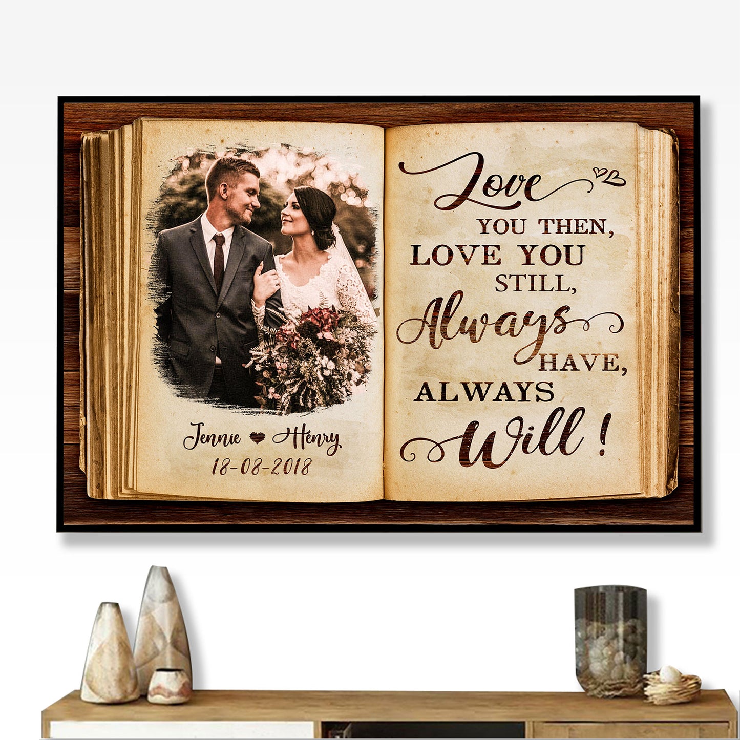 Love You Then , Love You Still Always Have, Always Will Anniversary Poster