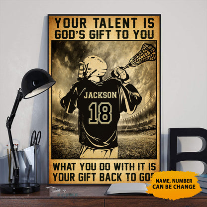 Your Talent Is God's Gift To You What You Do Personalizedwitch Poster