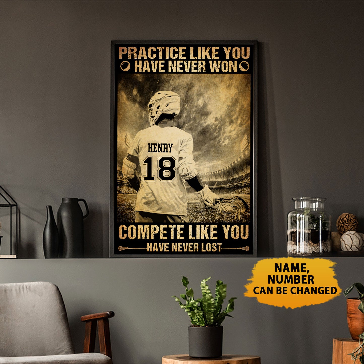 Practice Like You Have Never Won Compete Like You Have Never Lost Poster