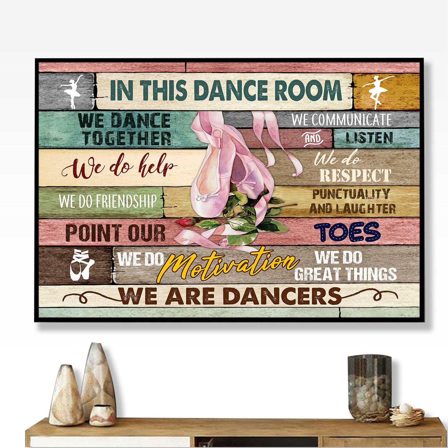 In This Dance Room We Dance Together Personalizedwitch Poster