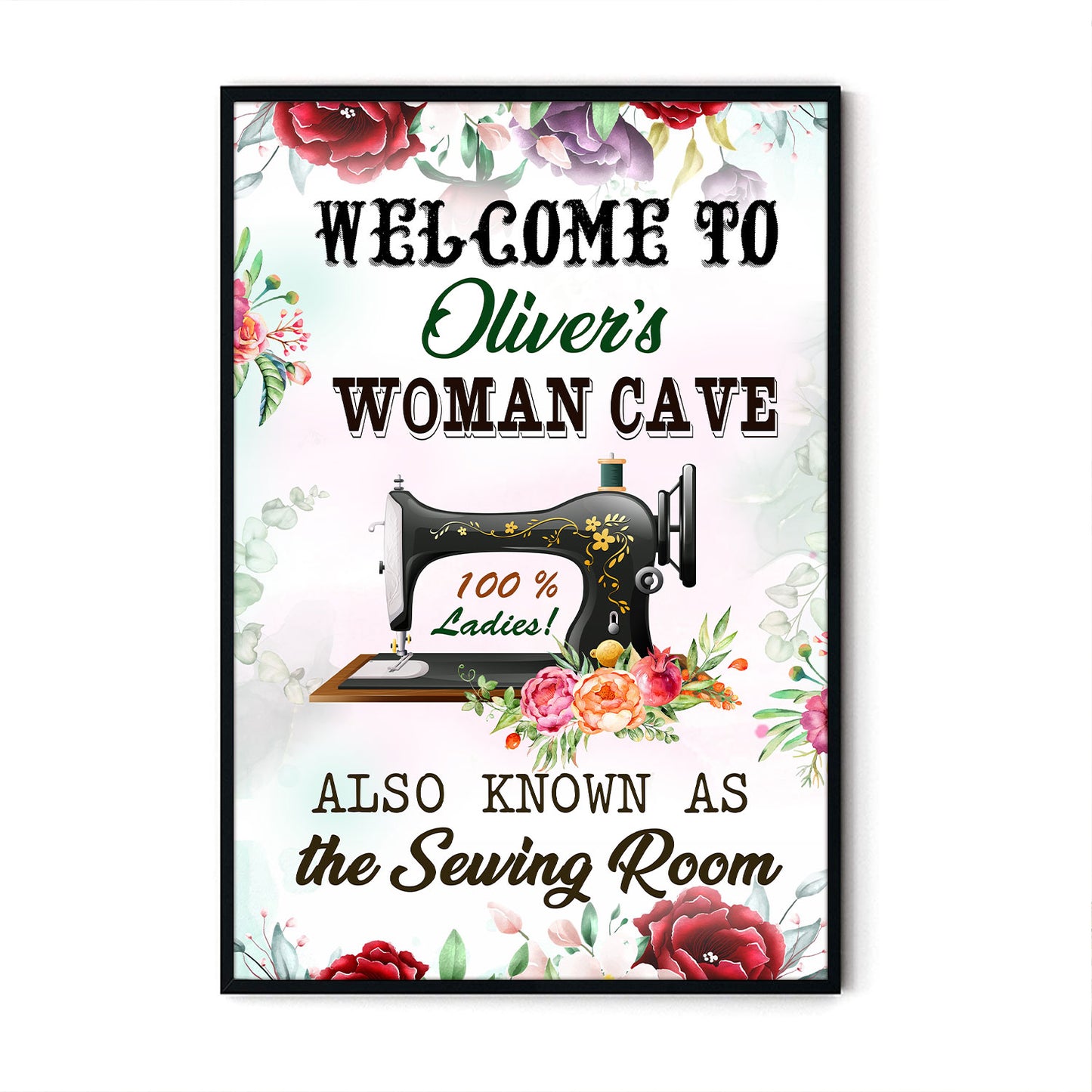 Welcome To Woman Cave Also As Know As Vertical Poster 1