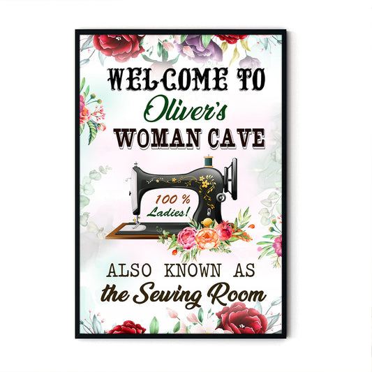 Welcome To Woman Cave Also As Know As Vertical Poster 1