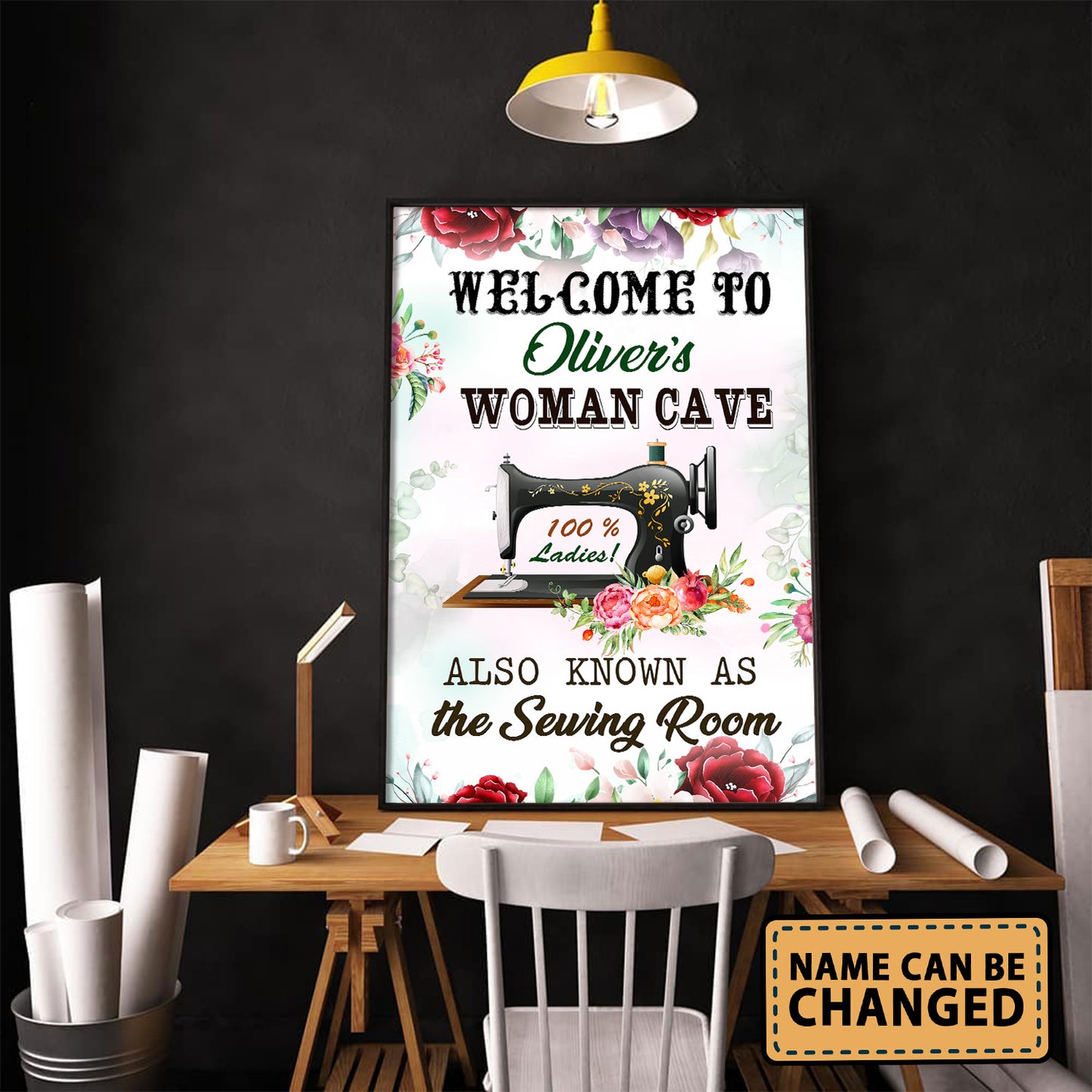 Welcome To Woman Cave Also As Know As Vertical Poster 1