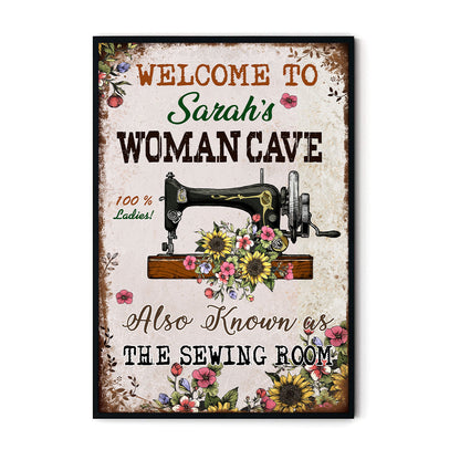 Welcome To Woman Cave Also As Know As Vertical Poster 2