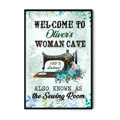 Welcome To Woman Cave Also As Know As Vertical Poster 3