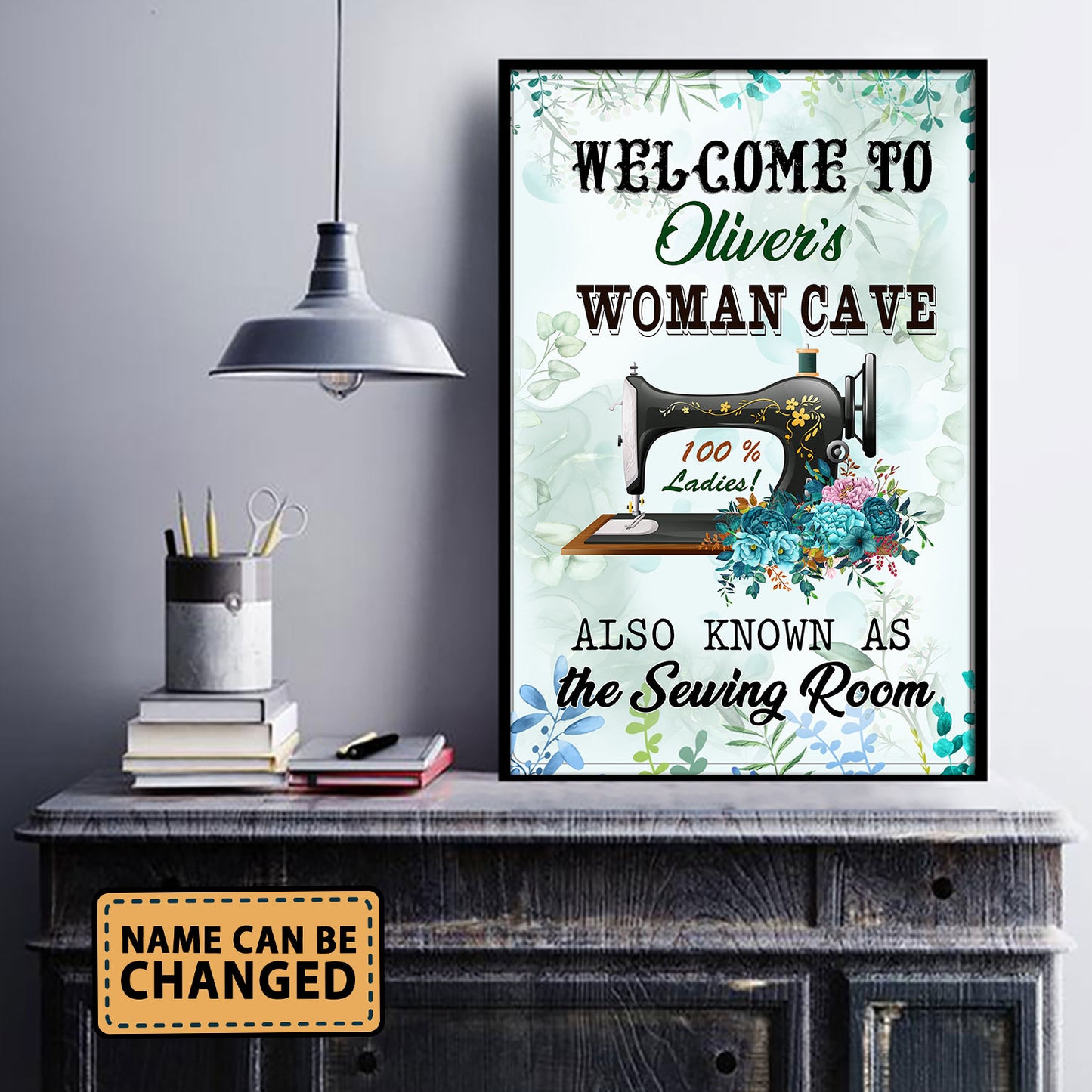 Welcome To Woman Cave Also As Know As Vertical Poster 3