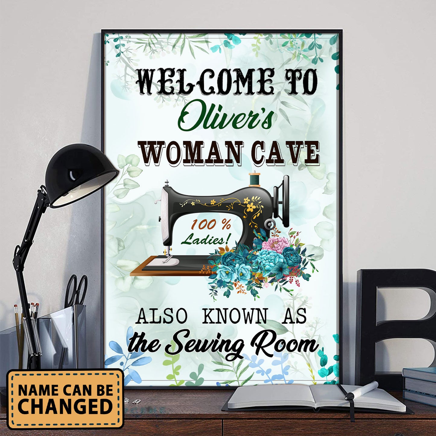 Welcome To Woman Cave Also As Know As Vertical Poster 3