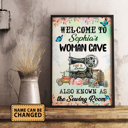 Welcome To Woman Cave Also As Know As Vertical Poster 4