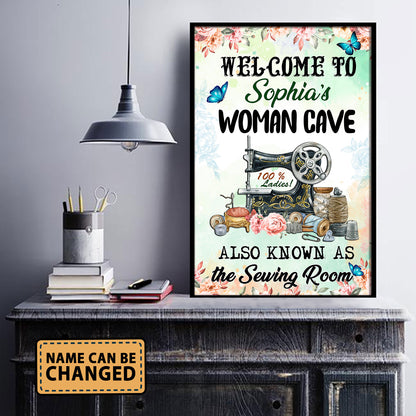 Welcome To Woman Cave Also As Know As Vertical Poster 4