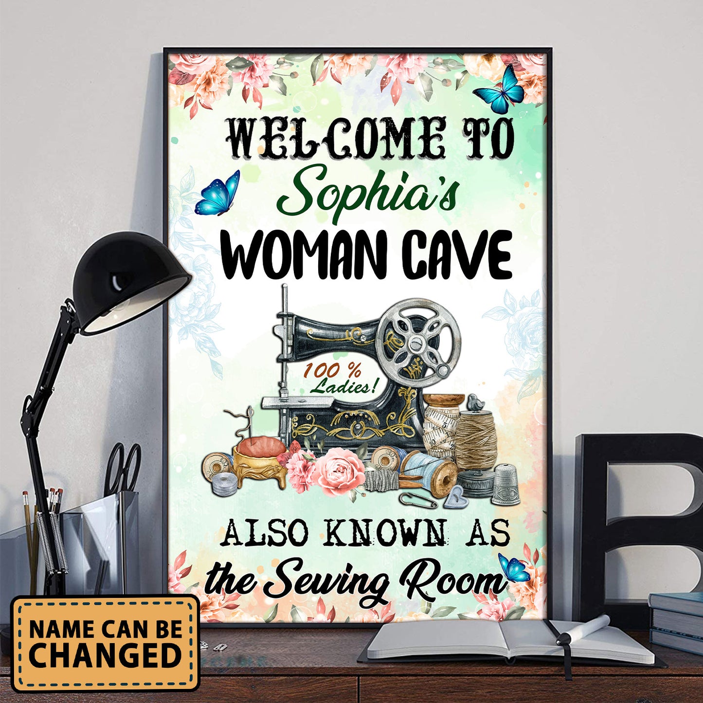 Welcome To Woman Cave Also As Know As Vertical Poster 4