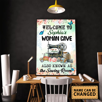 Welcome To Woman Cave Also As Know As Vertical Poster 4