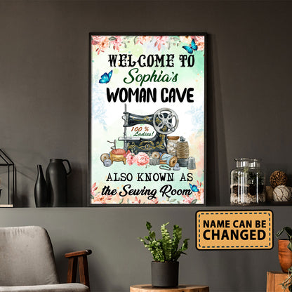 Welcome To Woman Cave Also As Know As Vertical Poster 4