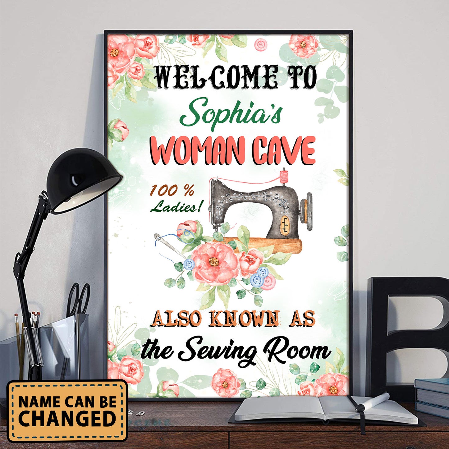 Welcome To Woman Cave Also As Know As Vertical Poster 5