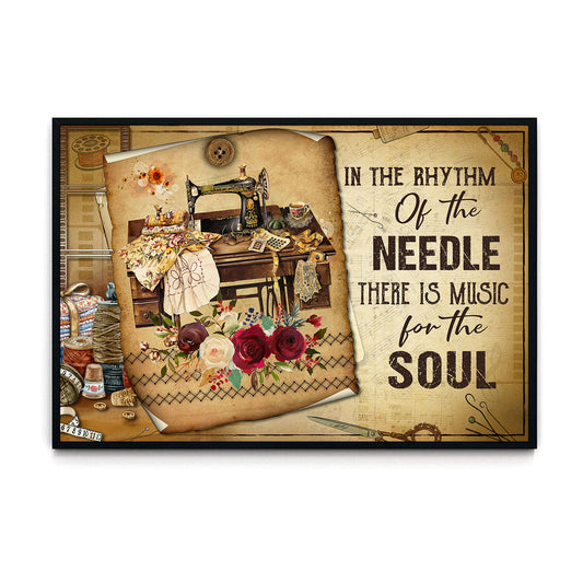 In The Rhythm Of The Needle There Is Music For The Soul 1 Poster