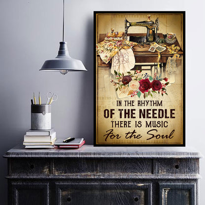 In The Rhythm Of The Needle There Is Music For The Soul 2 Poster