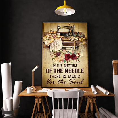 In The Rhythm Of The Needle There Is Music For The Soul 2 Poster