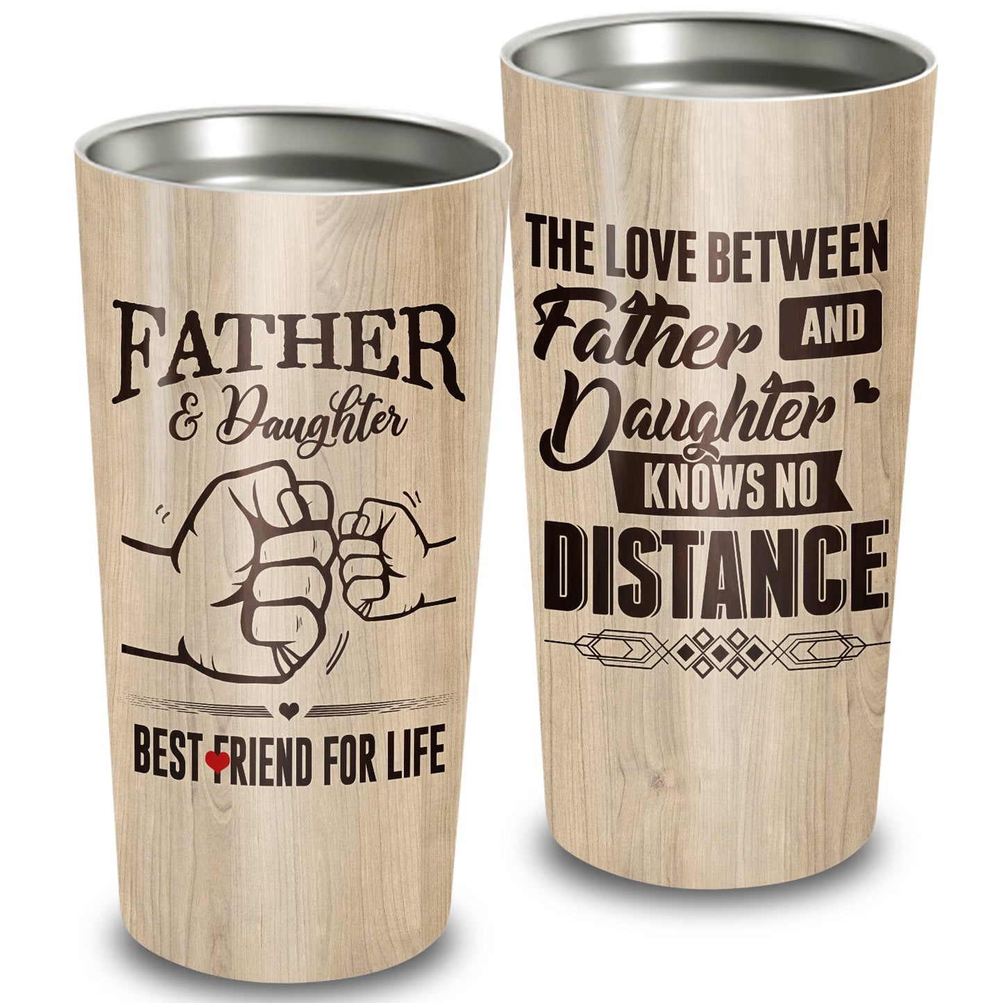 Father & Daughter Best Friends For Life Dad 20Oz Tumbler