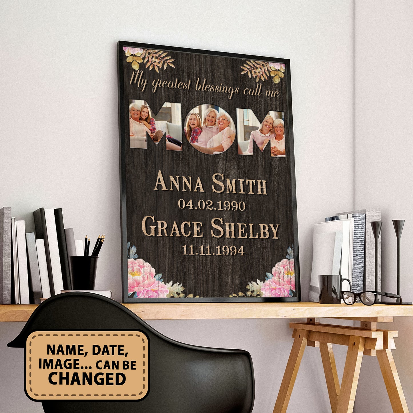 My Greatest Blessings Call Me Custom Image Poster