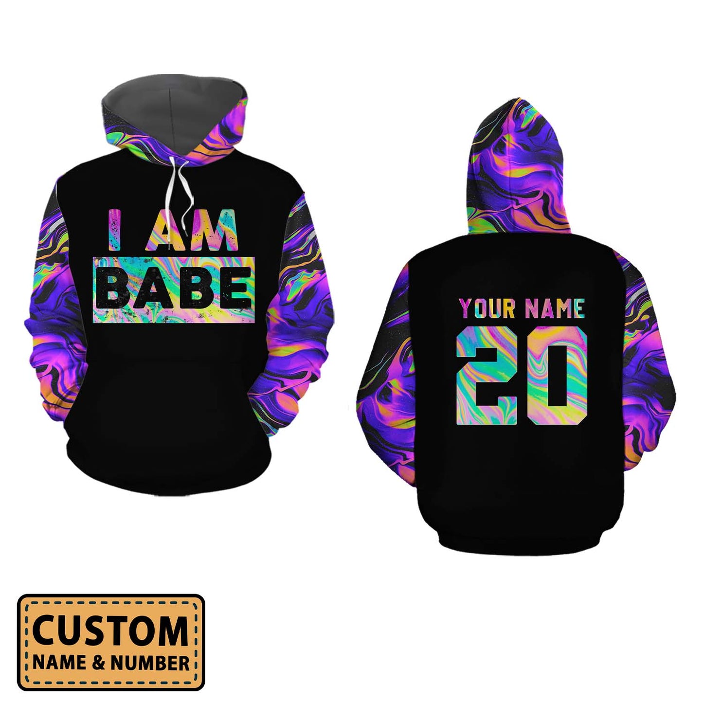 Personalized If Lost Return To Babe Matching Couple Hoodie Personalizedwitch For Couple 2