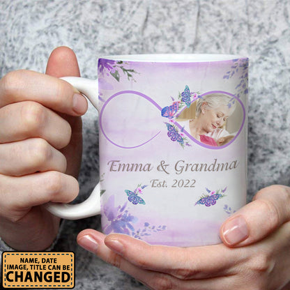 Personalized Grandma Coffee Mugs When A Baby Is Born So Is A Grandmother New Grandma Gifts Custom Grandkids Photo, Names Personalizedwitch