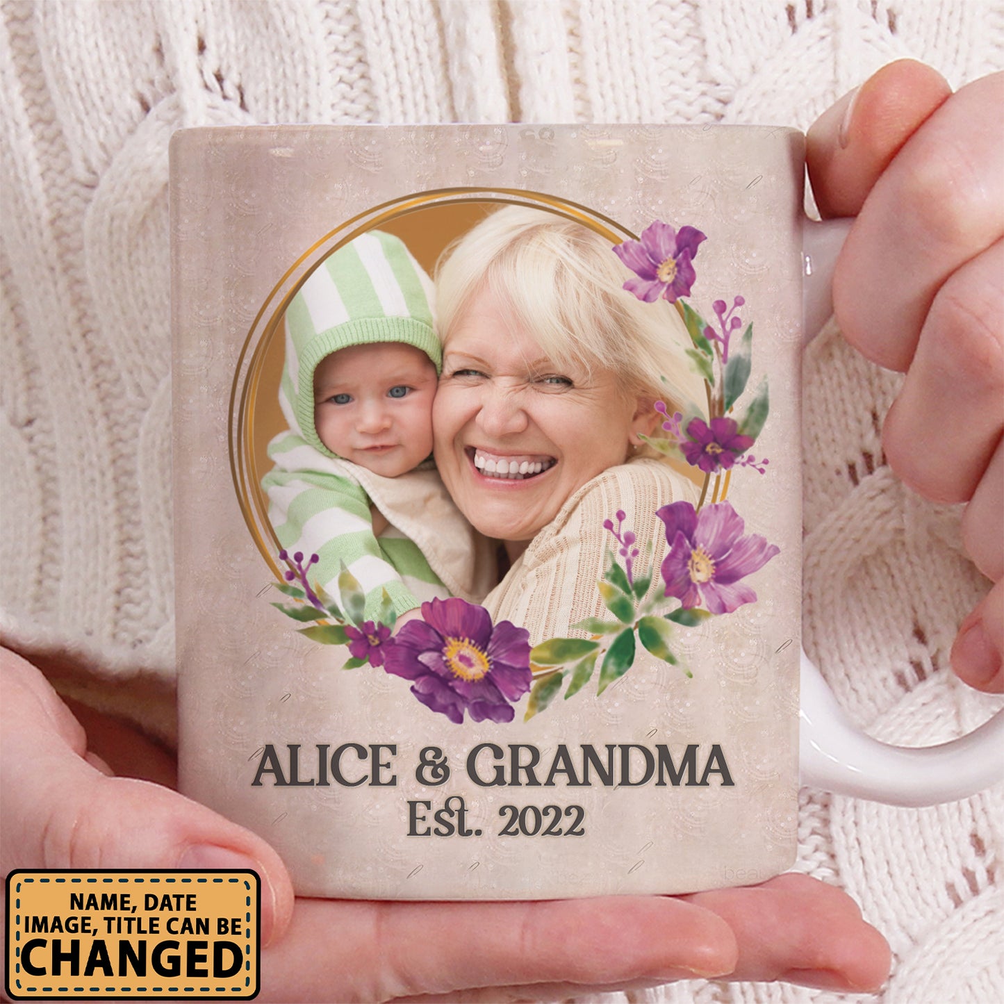 Personalized Generations Grandmothers, Mothers And Daughters Are Never Truly Apart New Grandma Gifts Custom Grandkids Photo, Names Personalizedwitch