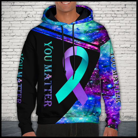 Suicide Awareness T710 - All Over Print Unisex Hoodie